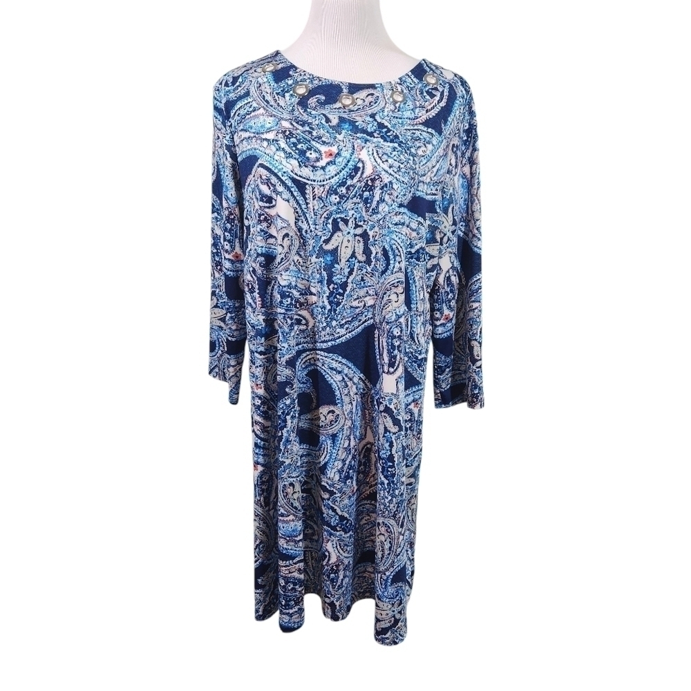 New Direction Long Sleeve Dress, sz XL